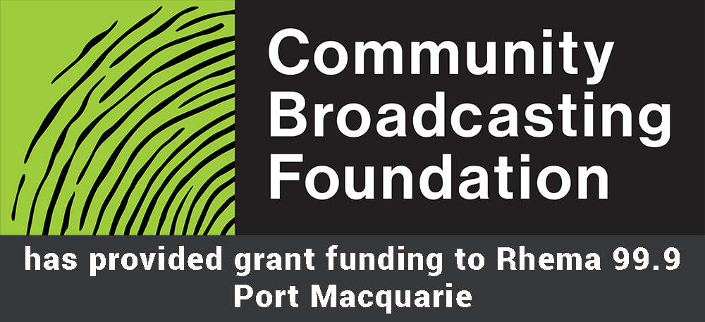 Christian Broadcasting Foundation has provided grant funding to Rhema 99.9 Port Macquarie
